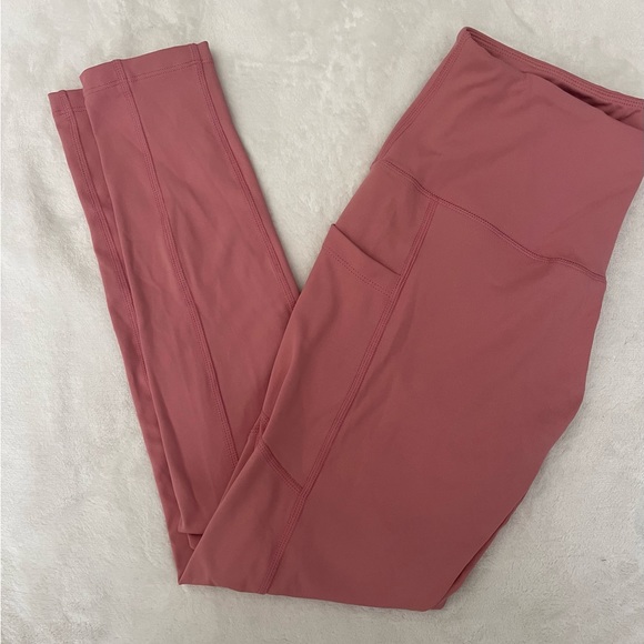 Pink Pocket Yoga Pants - Picture 1 of 2